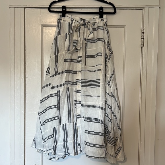 NWT Ralph Lauren Linen Patchwork Skirt - Picture 6 of 8